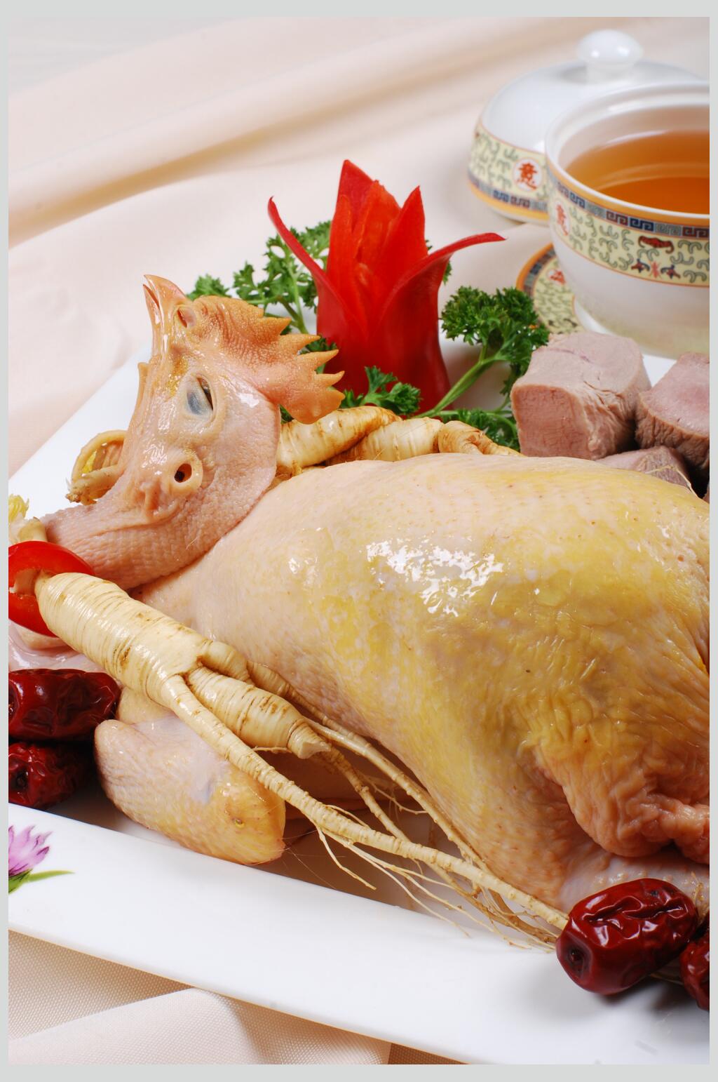 美味鸡肉汤羹煲汤餐饮图片素材