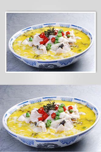 健康美味酸菜鱼菜品摄影高清图片