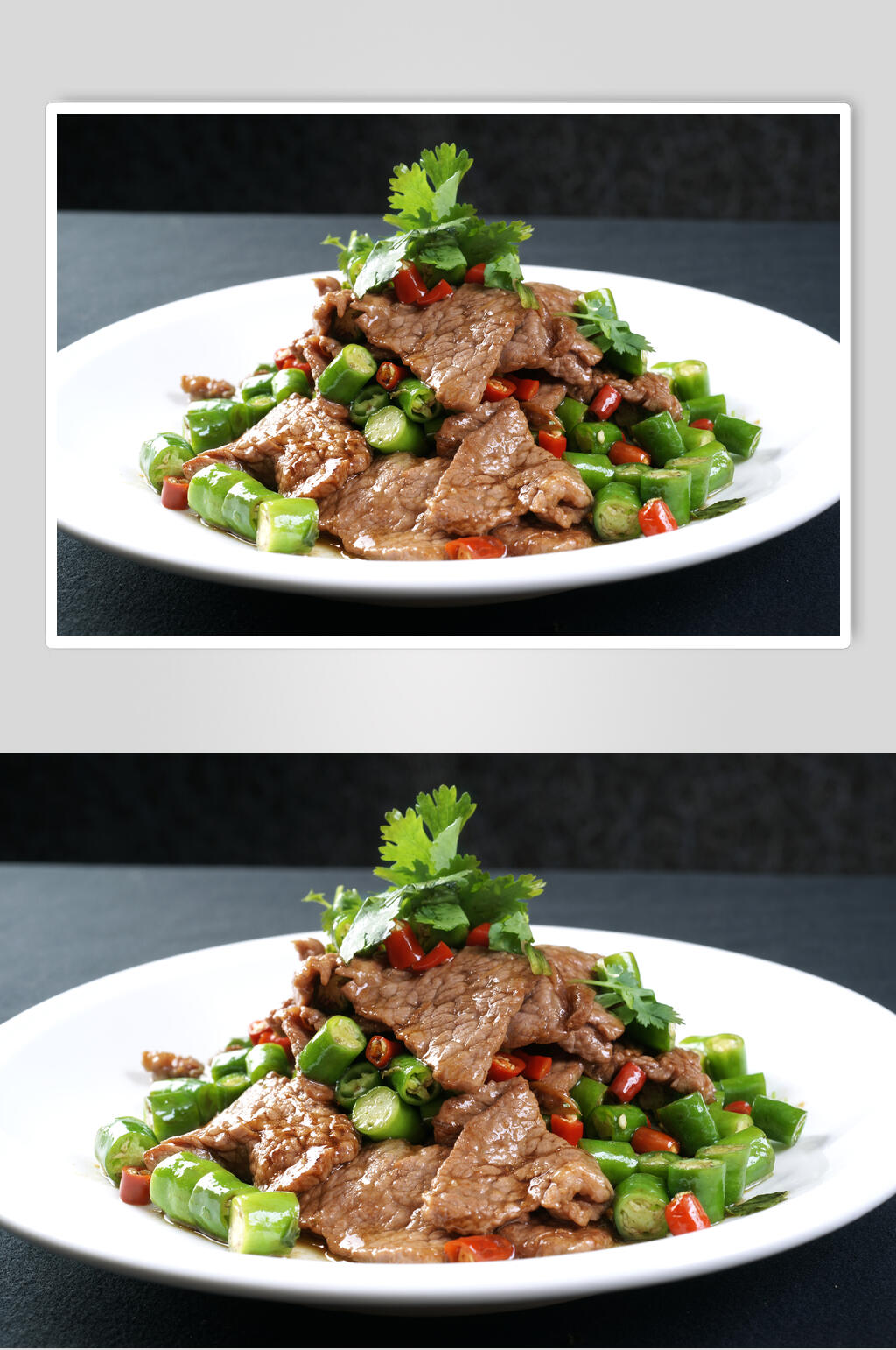 青椒炒肉川菜图片素材