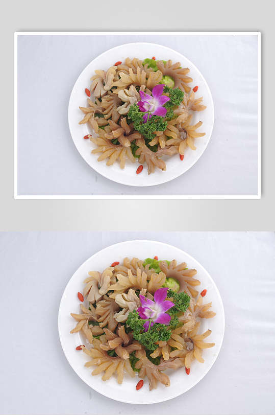 精美牛鞭花火锅菜品图片
