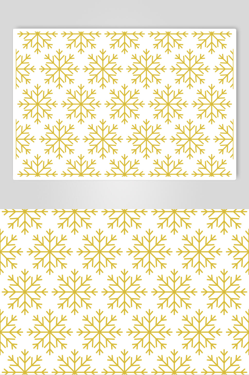 金色高端雪花背景矢量设计素材素材