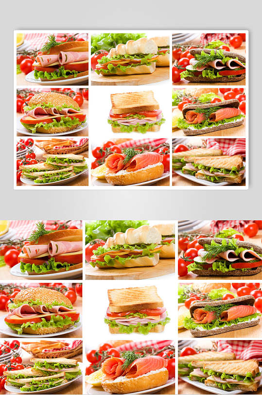 三明治汉堡图片