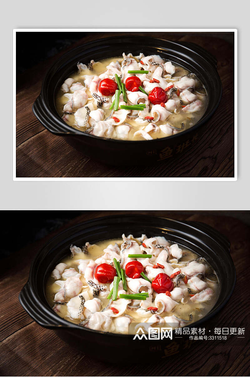 招牌食品酸菜鱼菜品摄影图片素材