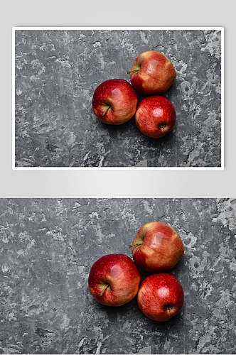 溏心苹果新鲜水果高清图片