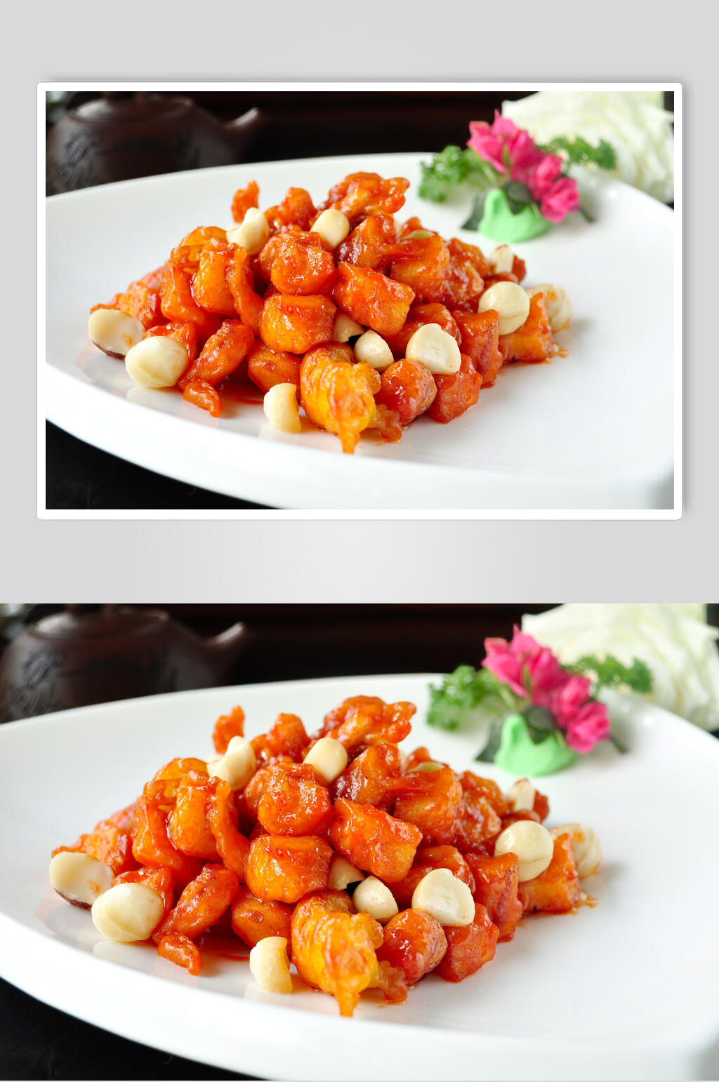 酥香肉粒川菜图片素材