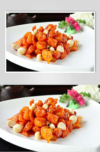 酥香肉粒川菜图片