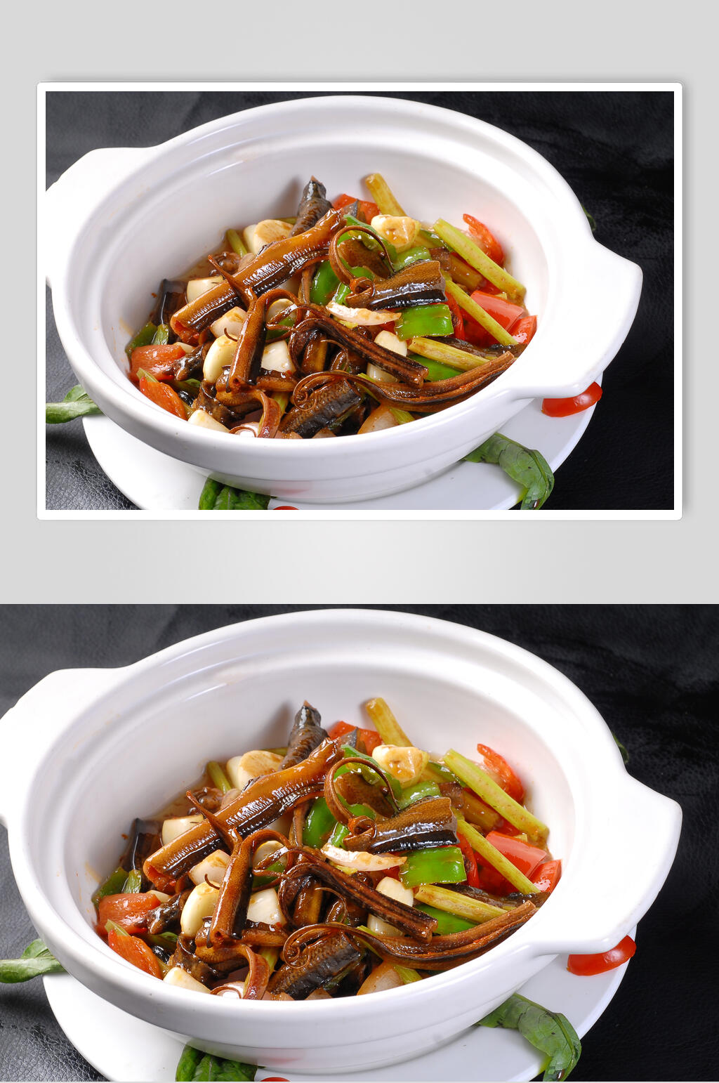 鳝鱼煲川菜菜品图片素材