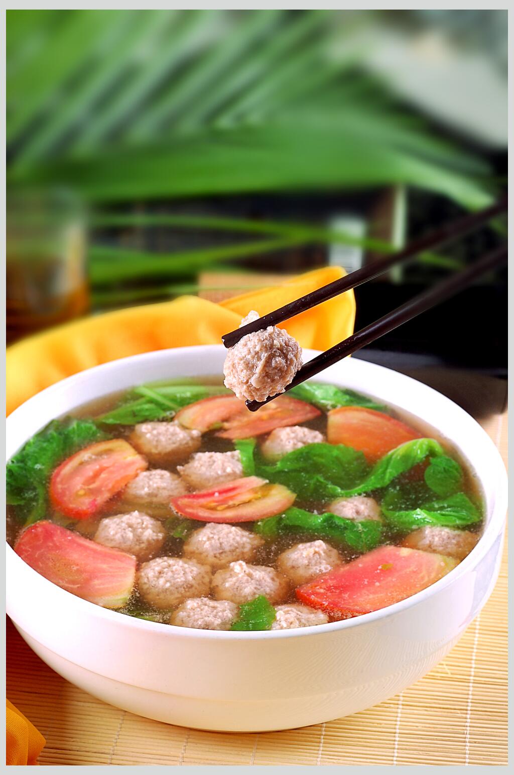 丸子汤羹煲汤素材