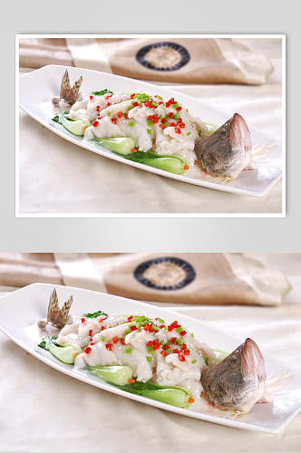 清真鲈鱼川菜菜品图片