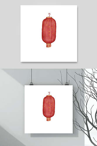 大气手绘创意中国风传统灯笼素材