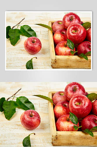 苹果新鲜水果高清图片