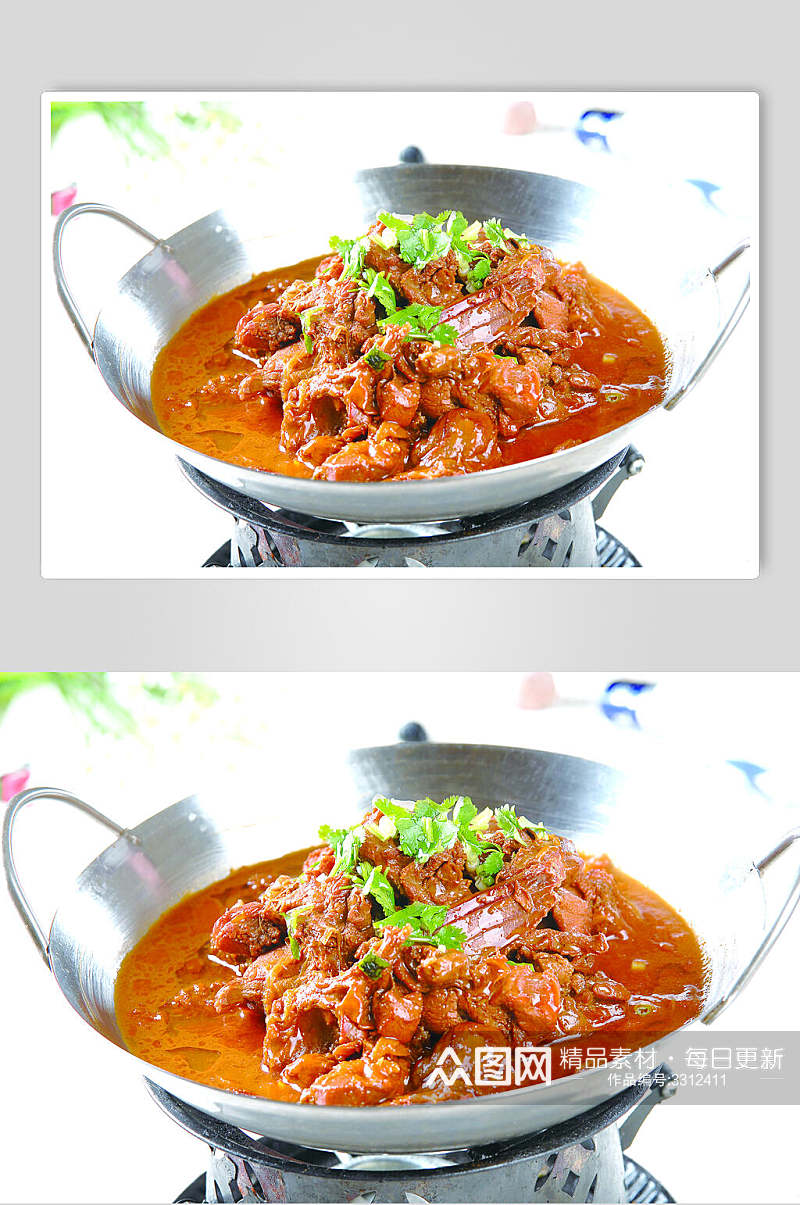 牛肉干锅汤锅美食高清图片素材
