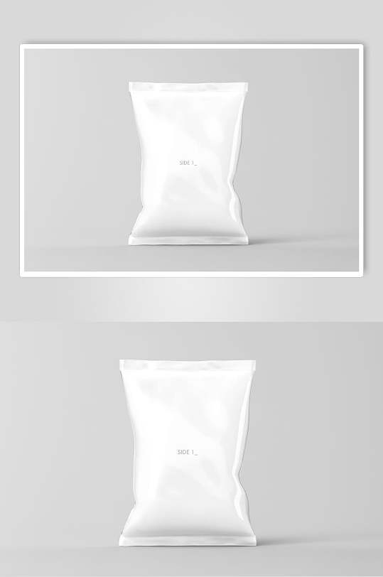 精简大气自封包装袋样机