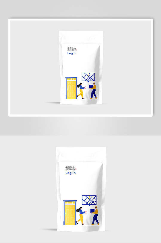 品牌设计自立袋文创样机