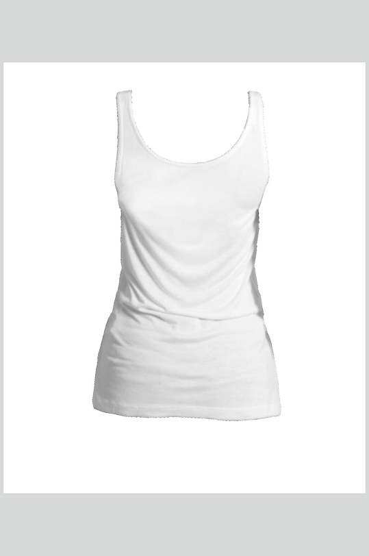 法式背心服装贴图样机