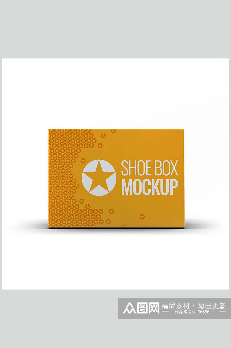 个性潮流设计鞋盒模型样机素材