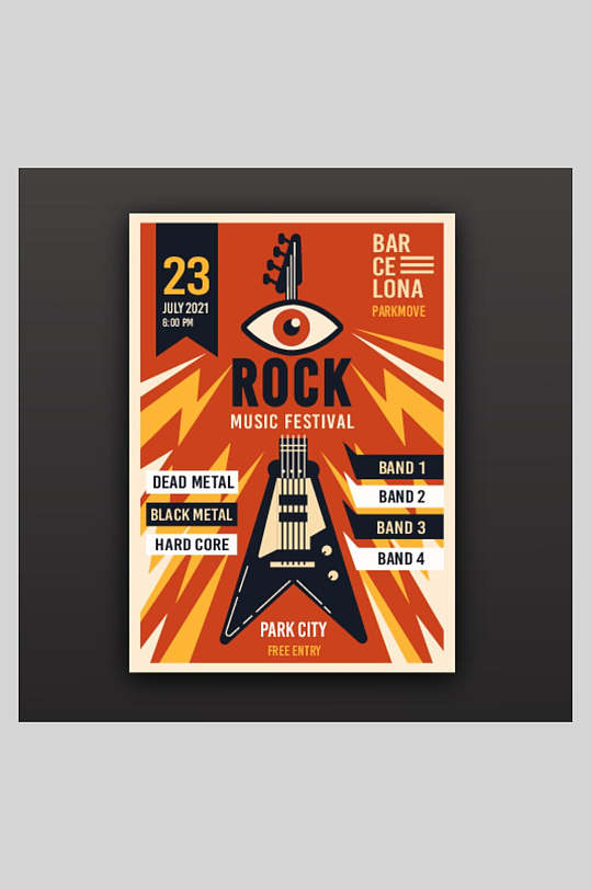 字母创意国外海报-众图网