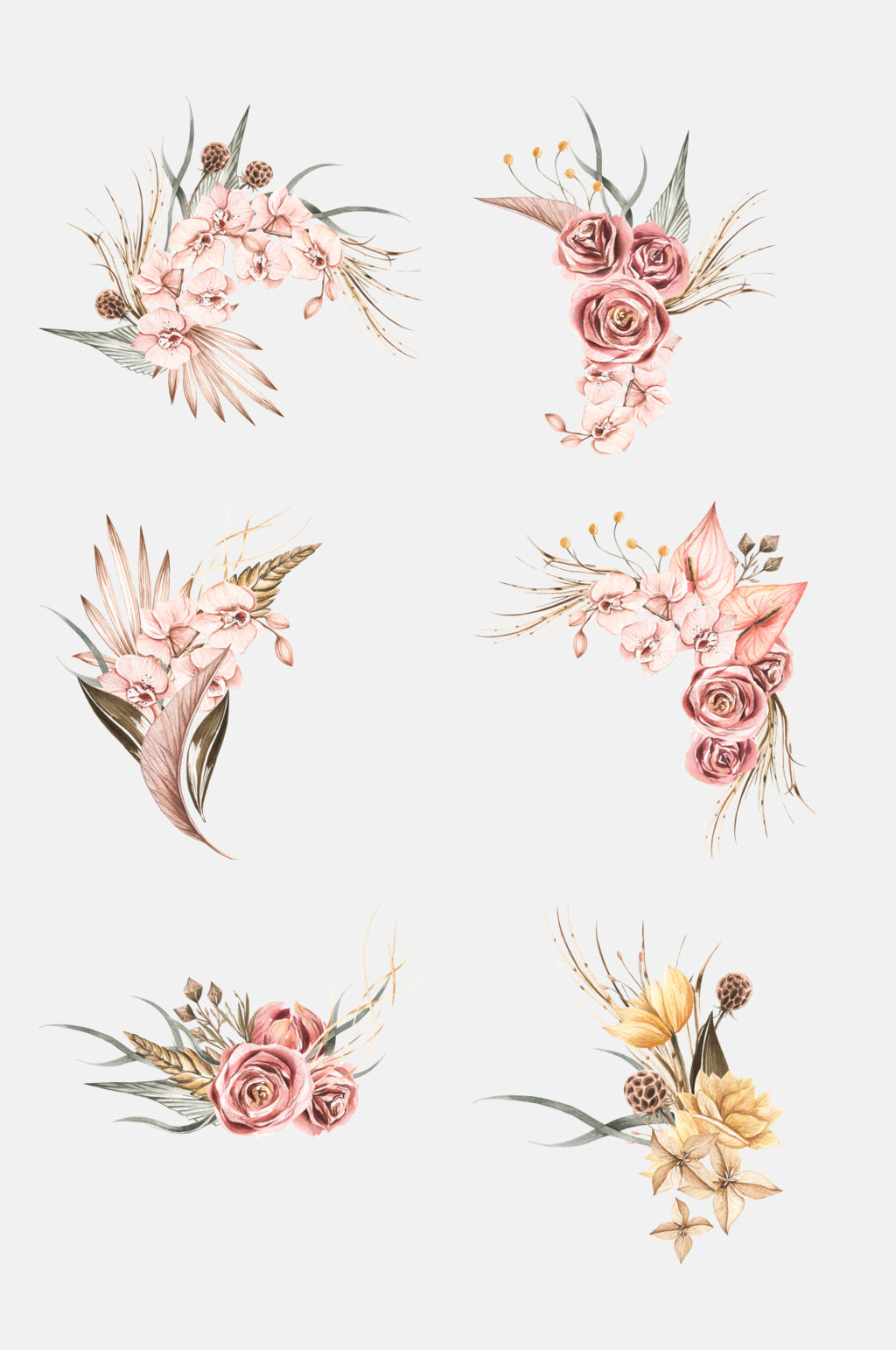 清新唯美鲜花花卉唯美免抠素材素材
