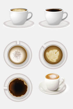 创意咖啡免抠元素