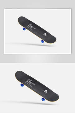 黑色滑板模型样机