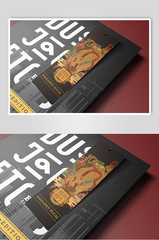 国潮风精品吊牌文创产品样机