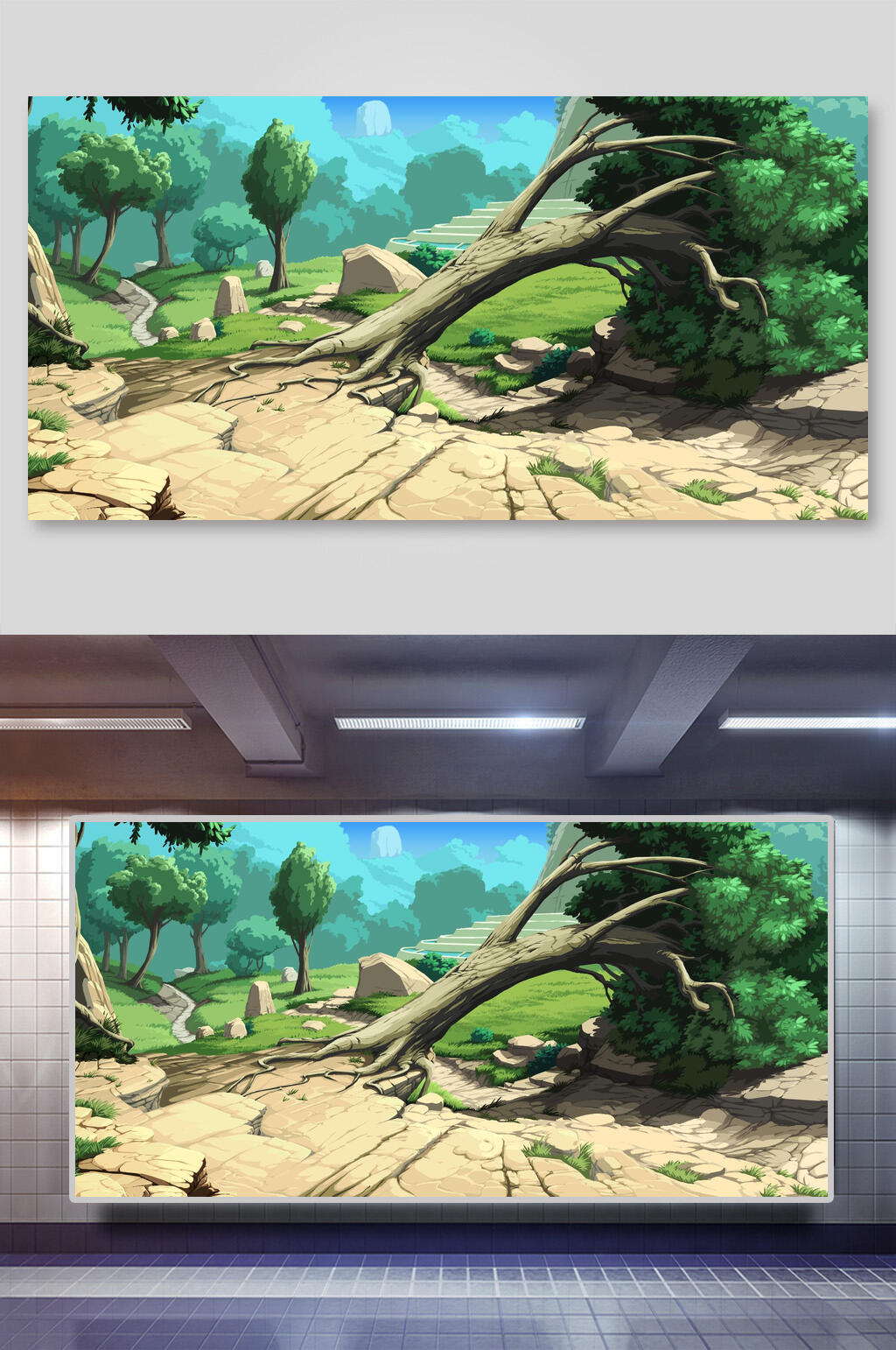 3D游戏场景背景素材