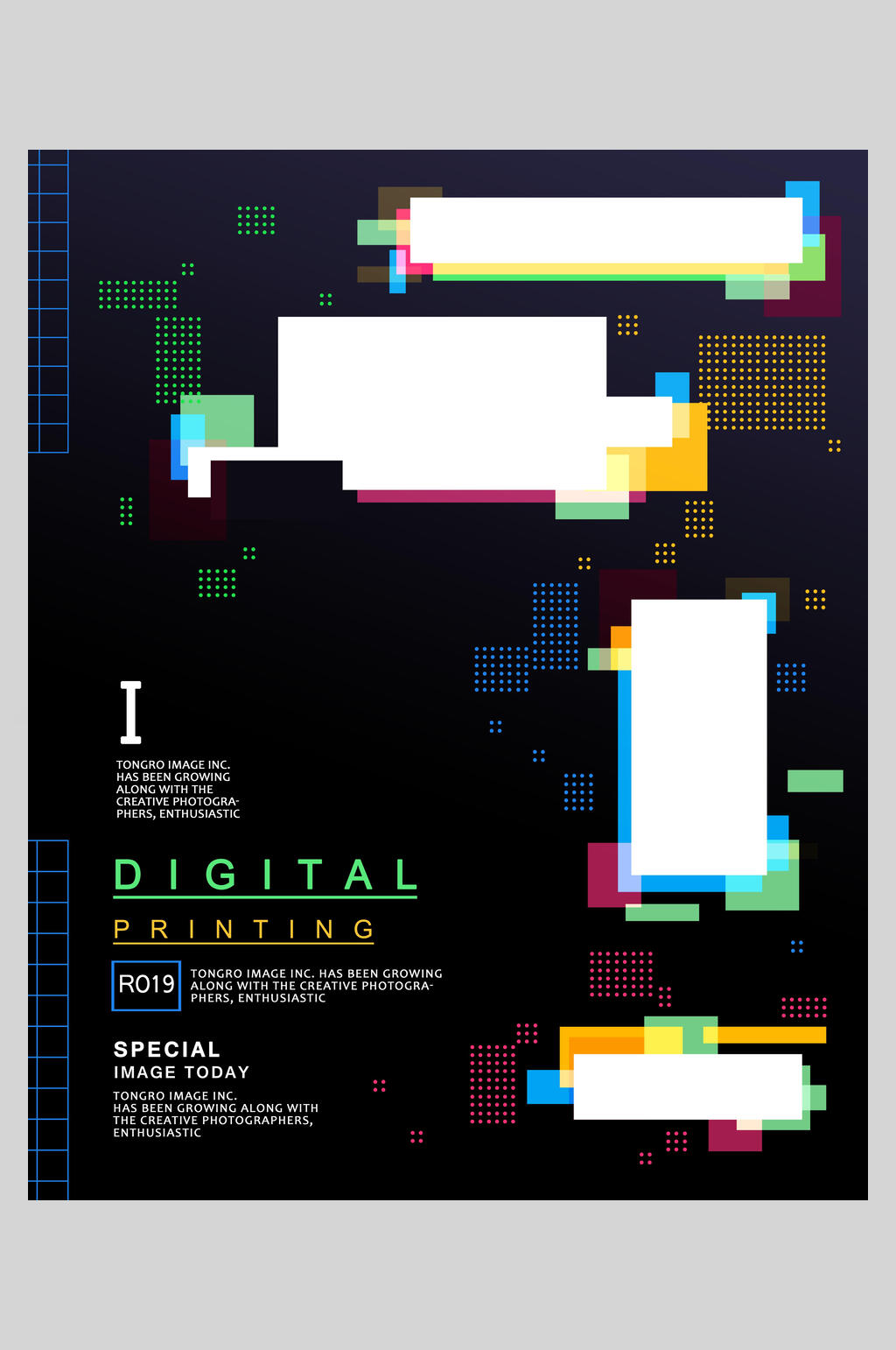 创意个性几何艺术海报