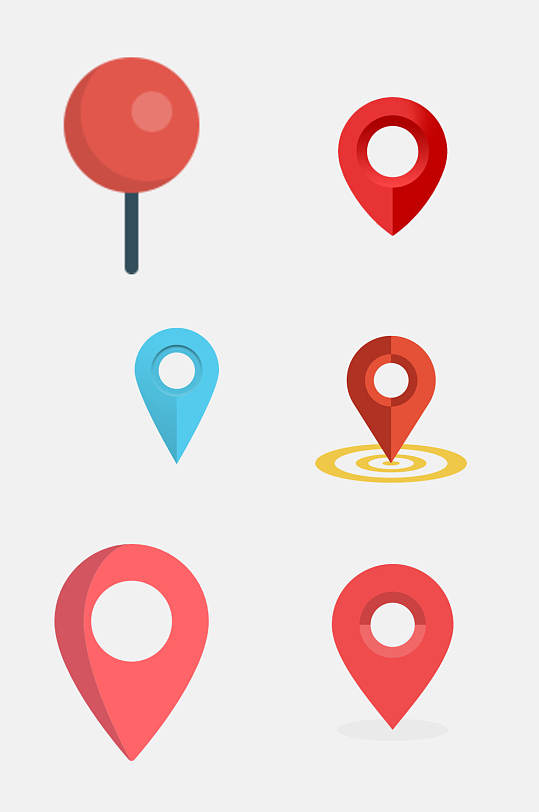 免抠定位图标图片-免抠定位图标设计素材-免抠定位图标模板下载