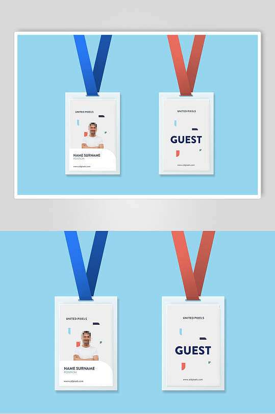 挂绳公车卡套工牌工作吊牌工作证样机