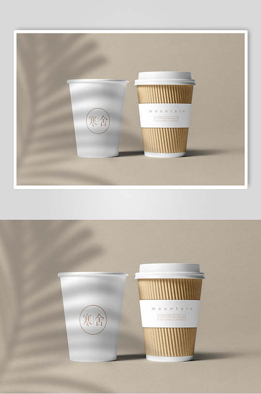 阳光黄简约古朴民宿品牌vi设计样机