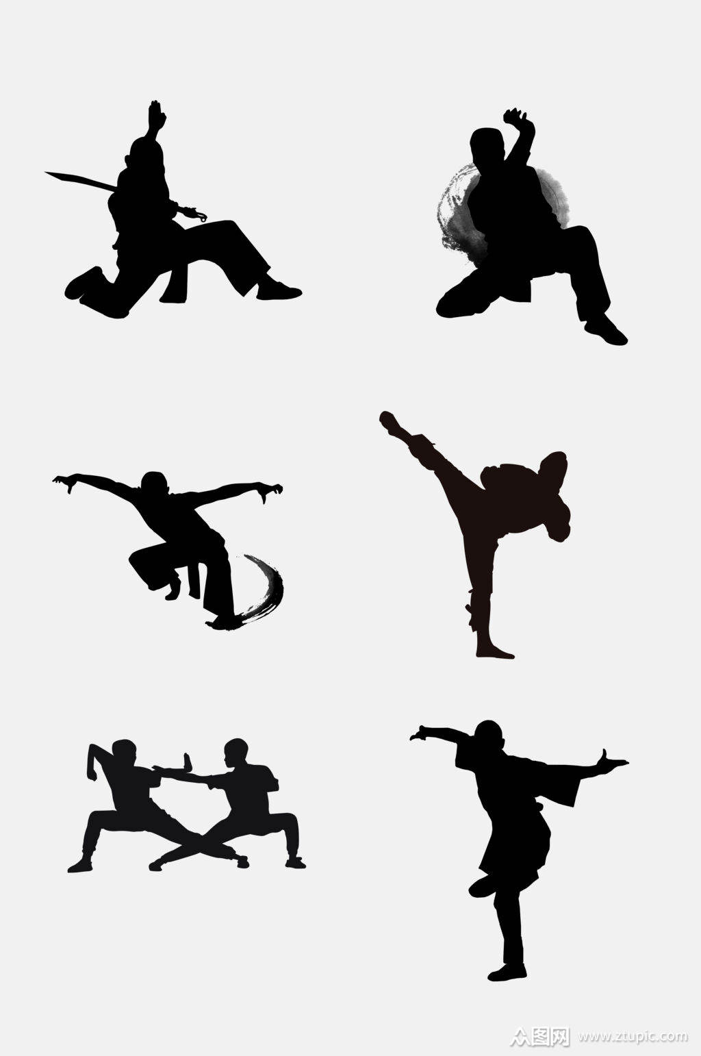 武功中国武术武侠免抠设计素材素材