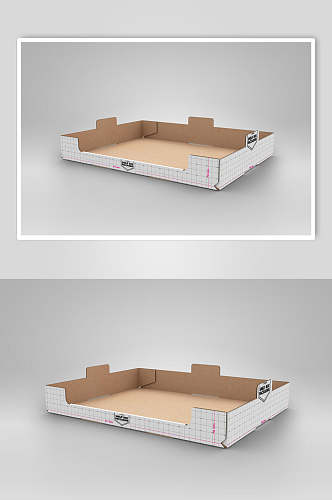 包装箱底图贴图样机