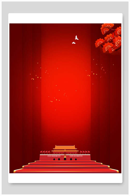 扁平红背景图片-扁平红背景设计素材-扁平红背景模板下载-众图网