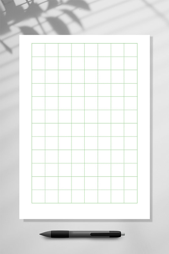 简约田字格练字本WORD-众图网