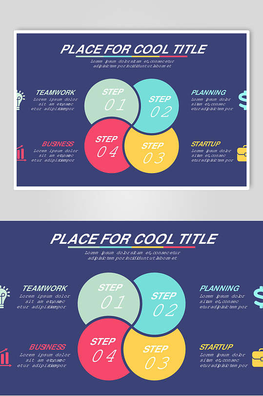 创意英文手绘数据图表矢量素材