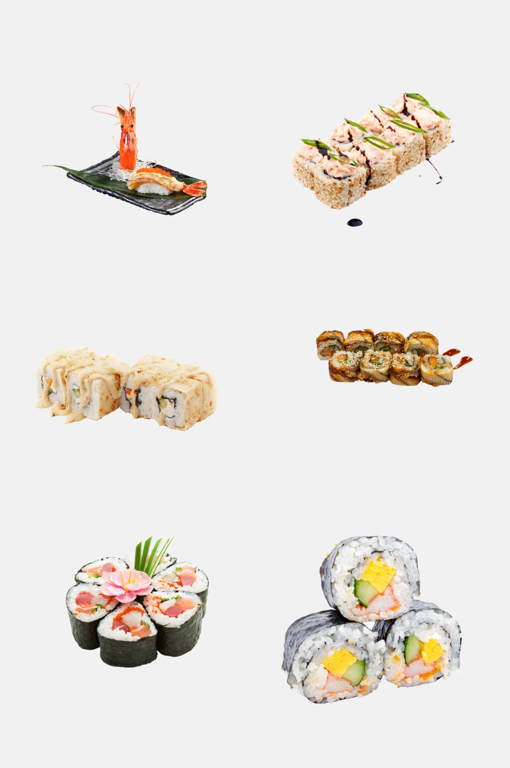 新鲜美味食品日料寿司免抠素材素材