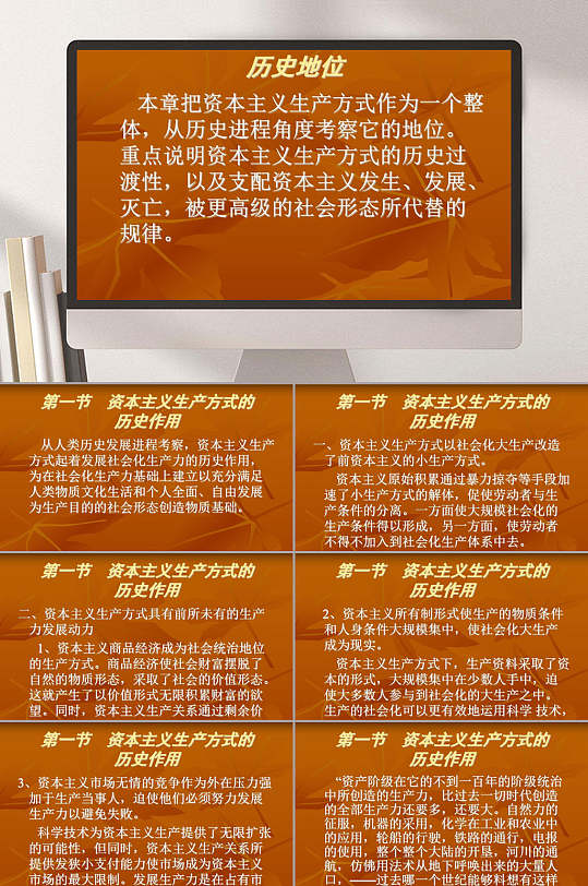 资本主义生产方式的历史地位企业ppt