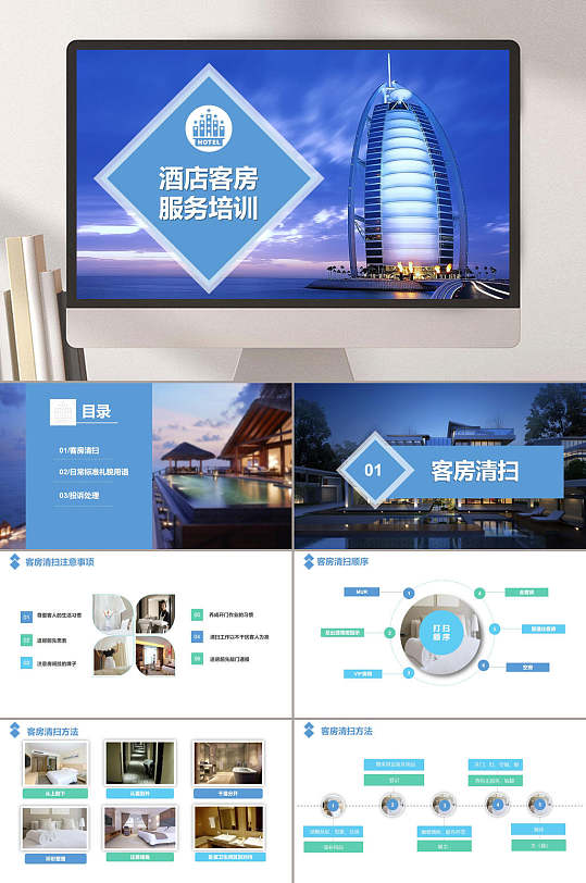酒店客房服务礼仪培训ppt