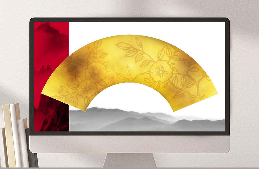 扇形ppt-扇形ppt素材-扇形ppt模板下载-众图网