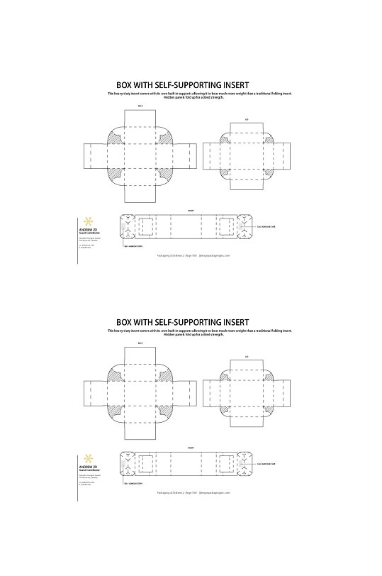 包装盒刀线盒产品包装展开图