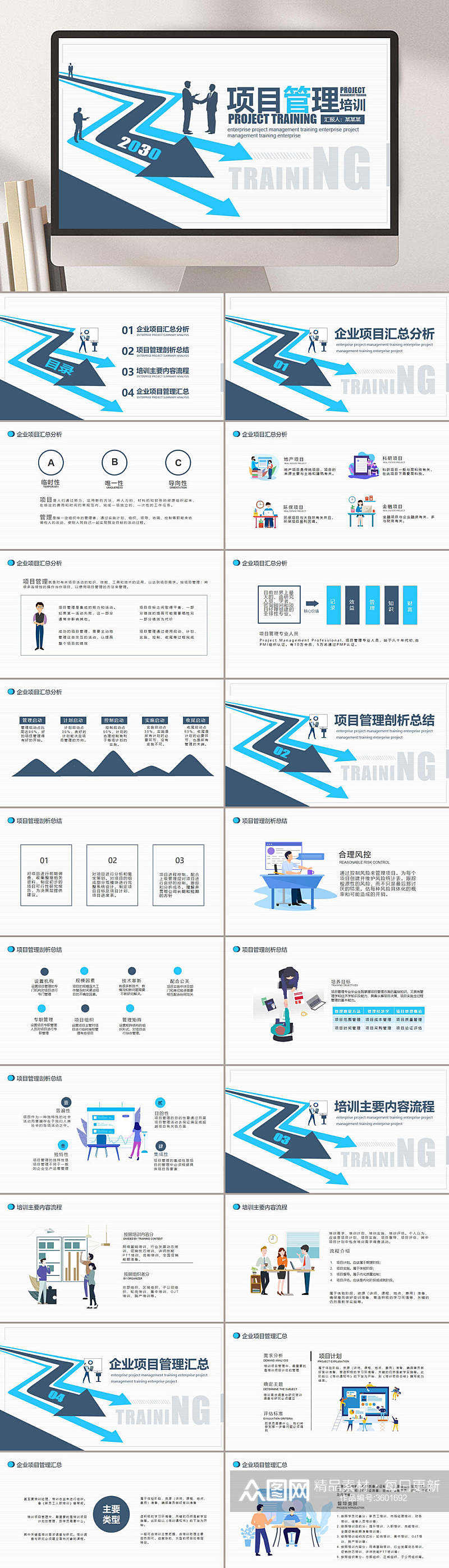 项目管理培训PPT素材