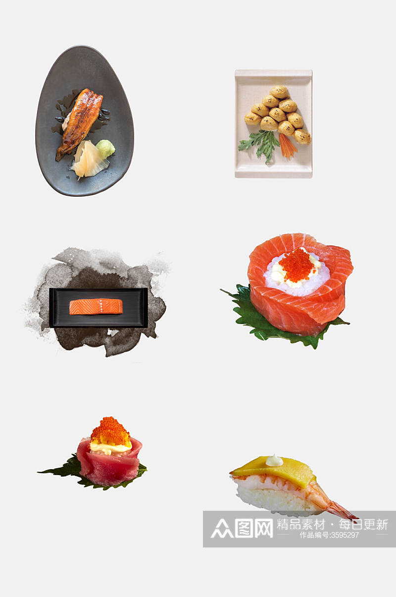 美味日料寿司免抠素材素材