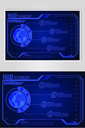 时尚大气科技网络数据科幻矢量素材