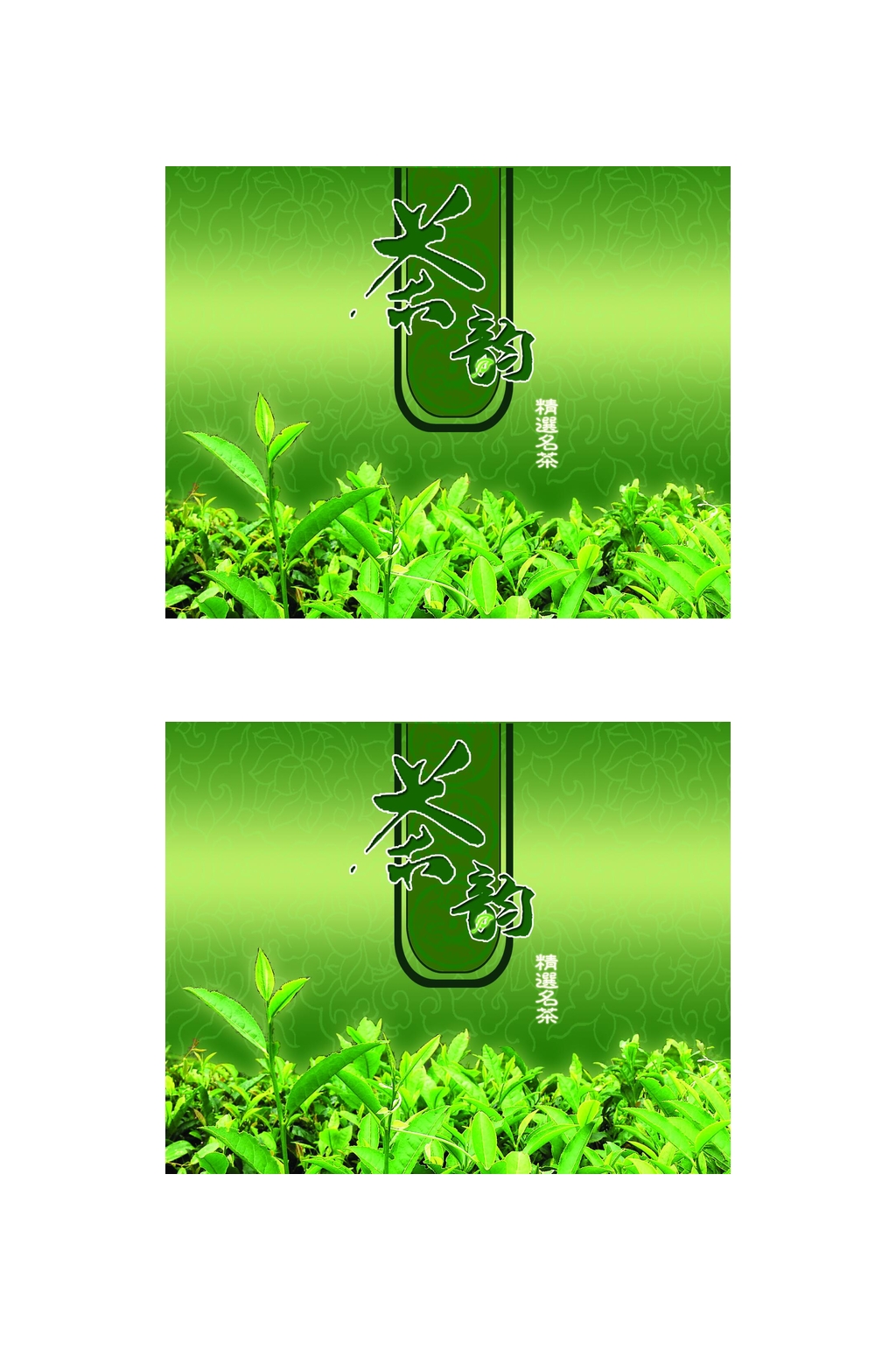 茶韵包装设计素材