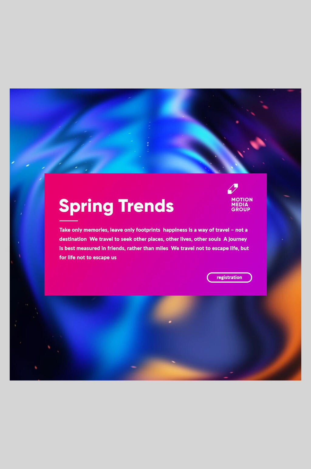 幻想时尚绚丽抽象海报素材