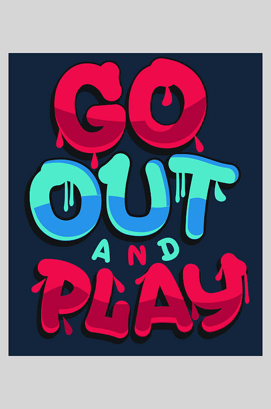 嘻哈摇滚涂鸦插画