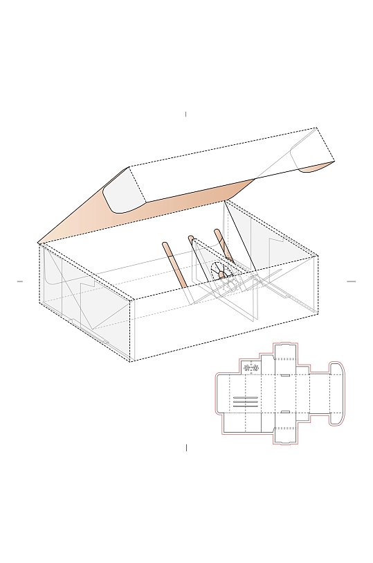 详细分解刀线盒礼盒包装