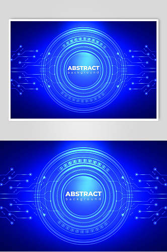 光圈大气科技网络数据科幻矢量素材