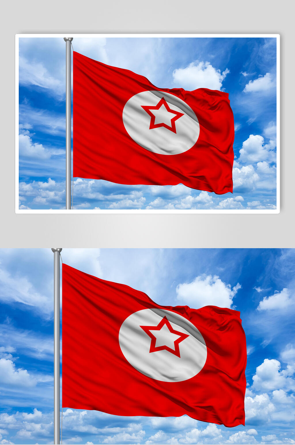旗帜飘动免费模板图图片