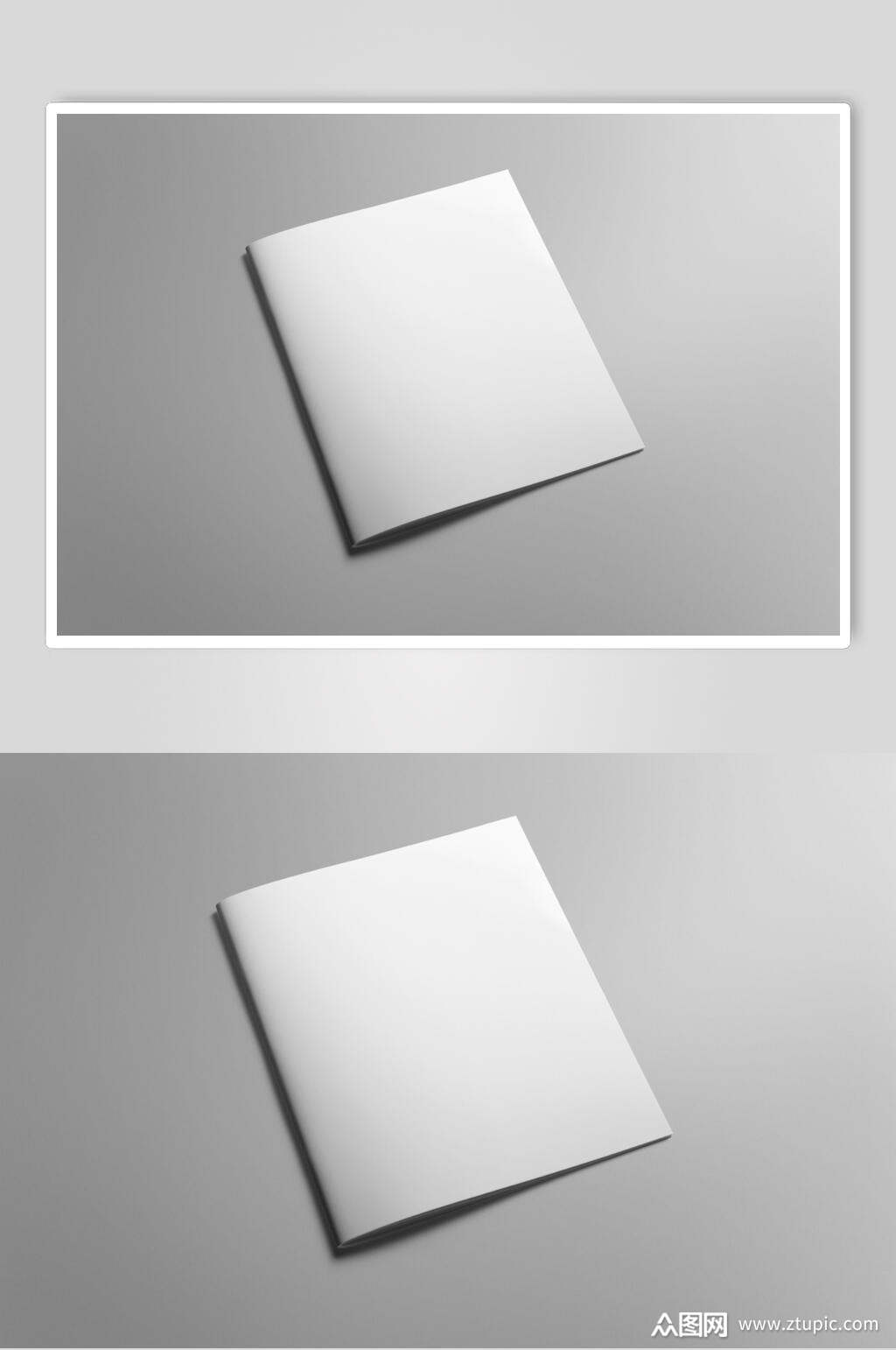 书籍装帧页面智能贴图样机效果图素材